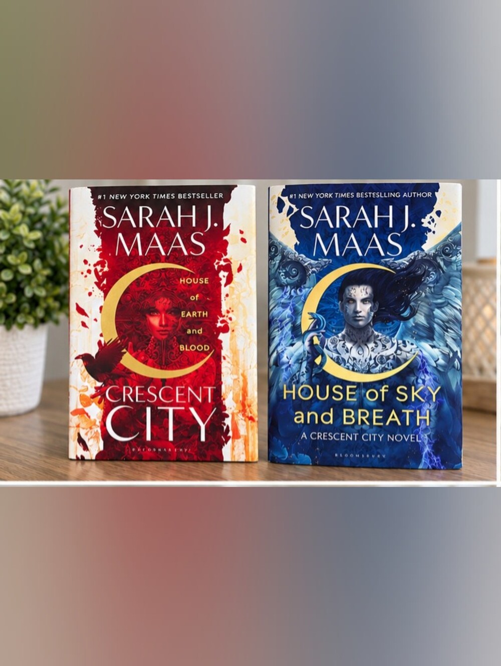 Sarah J. Maas Crescent City Hardcover Book Set – Books 1 & 2 – Mint Condition